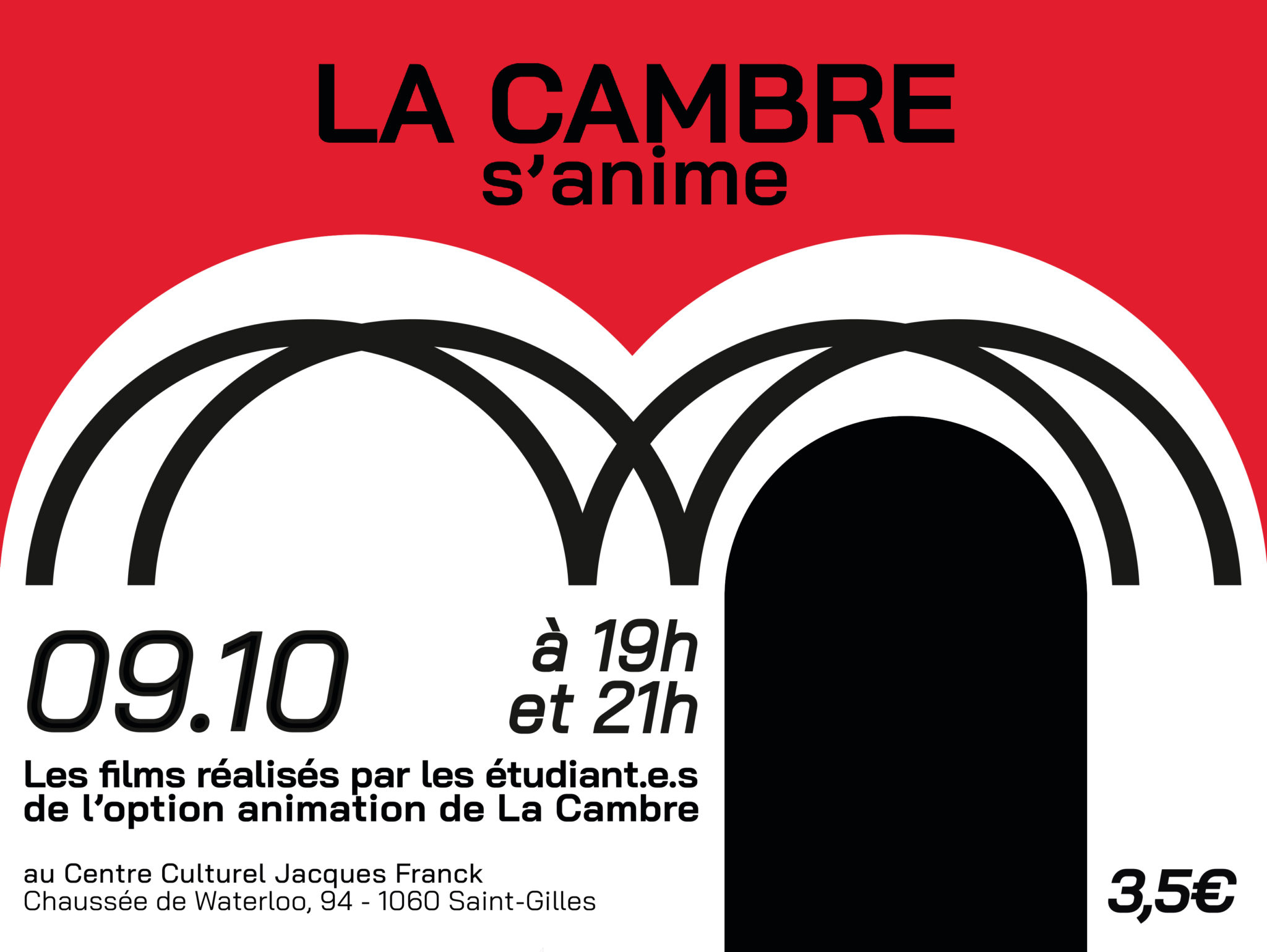 La Cambre S'anime 2025 |  Cinéma